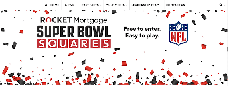 referral program ideas—rocket mortgage superbowl referral program