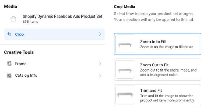 facebook dynamic product ads media