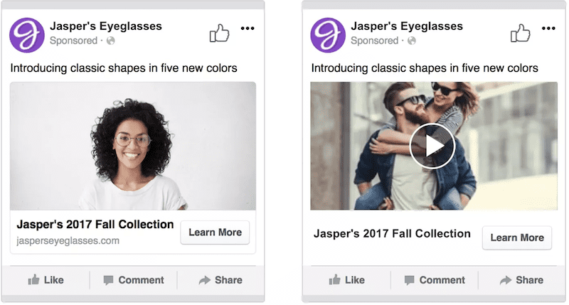 facebook a/b testing with creative as variable